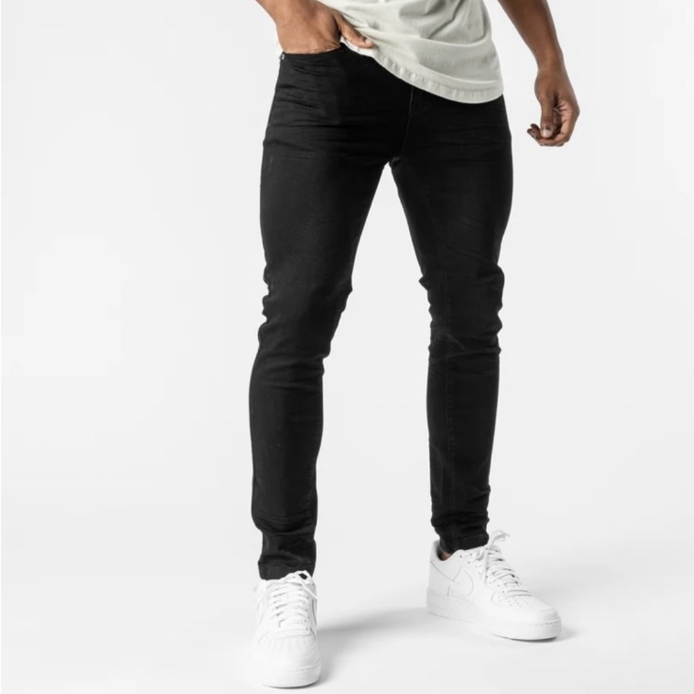 Edge Lifestyle Premium Denim Jeans -Black